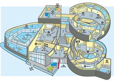 a diagram of the inside of a building