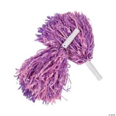 Pink And Purple Pom Poms - Toys - 12 Pieces Color: Multicolor. Toy Pom, Cheer Pom Poms, Blue Cheer, Cheer Party, Sporting Event, Pep Rally, Birthday Toys, Novelty Toys, Reveal Party