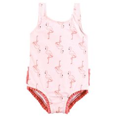 Make a splash with the Hudson Baby Girls' Swimsuit! This adorable swimsuit is perfect for fun days at the beach or pool. Available in a wide range of sizes from 3-6 months to 7 years, it's sure to fit your growing girl. The suit features a playful design and comfortable construction to keep her happy all summer long.