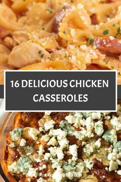 delicious chicken casseroles with spinach and feta cheese are the perfect side dish