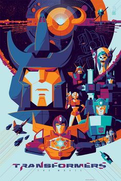 an image of a movie poster for the film's title, transformers and other things