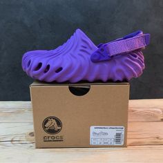 Brand New Crocs Salehe Bembury X The Pollex Clog Dewberry (Purple) Toddler Size C7 Toddler Size C10 Toddler Size C11 Kids Size J1 Kids Size J3 / Women’s Size 5 Salehe Bembury Crocs Outfit, Uggs Shoes, Purple Crocs, Crocs Outfit, Lined Crocs, Platforms Shoes, Salehe Bembury, New Crocs, Crocs Fashion