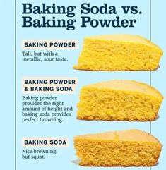 an advertisement for baking soda and baking powder