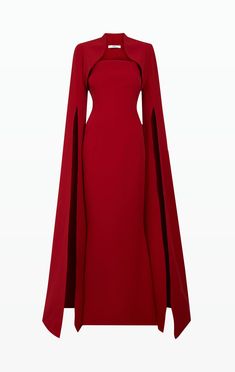 Collared Formal Dress, Long Sleeve Red Gown, Red Formal Dress With Sleeves, Slim Fitted Dress, Elegant Long Sleeve Dresses Classy, Classy Red Dresses, Red Classy Aesthetic, Elegant Red Dress Aesthetic, Red Dresses Classy Elegant