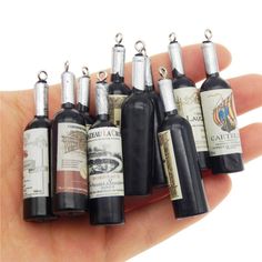 PRICES MAY VARY. Come with 10 pcs vintage style wine bottles charms,we send in random,patterns may not 100% match main pic,but style are the same kind,made of resin,charm size about 52x11x11mm(2x0.4x0.4 in) Usually we use as craft to make any kind of jewelry,widely used at handmade bracelets,earrings,necklaces,pendants,keychains and so on Ideals for arts crafts making,charms for diy jewelry making,also serve as wonderful gifts to your friends,family members or lovers Due to all dimensions are me Wine Bottle Jewelry, Bottles Craft, Wine Cork Jewelry, Craft Earrings, Wine Bottle Charms, Random Patterns, Cork Jewelry, Wine Cork Art, Making Charms