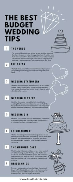 the best wedding tips for brides and grooms