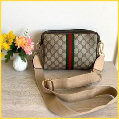 Reposhing This Item I Purchased From @Lucky736. Loved It, But Rarely Used It...Maybe Used 1-2x! Questions? Leave A Comment Below! Gucci Crossbody, Gucci Bags, Vintage Gucci, Leave A Comment, Gucci Bag, Louis Vuitton Damier, Crossbody Bags, Bag Lady, Louis Vuitton