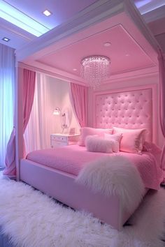 #BEAUTY, #RELATIONSHIPS #Fashion #Animals #Outfits #Winter Outfits #Animals# Fuchsia Bedroom, Girly Pink Bedroom, Beautiful Dorm Room, Decor Ideas For Living Room, Beautiful Bedroom Decor, Dream Bedroom Inspiration, Luxury Room Bedroom, Pink Bedroom Decor, Pink Room Decor