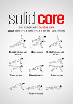 an exercise poster with instructions to do the side plank and how to use it in order to