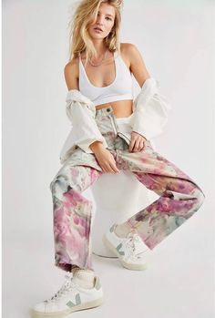 Painter's Pants in Waterlily - riverside tool & dye Flat Felled Seam, Tie Dye Pants, Painters Pants, House Clothes, Vintage Fits, Utility Pants, Work Pants, Boho Outfits, Trousers Women