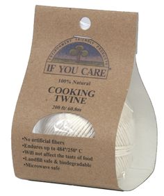 a package of cooking twine in white packaging