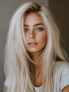 Stunning Hairstyles for Long Blonde Hair: From Classic to Trendy Looks Hair Color Platinum Blonde, Icy Platinum Blonde Hair, Hair Color Platinum, Platinum Blonde Hair Color Ideas, Freya Goddess, Pin Up Curls, Platinum Blonde Hair Color, Stunning Hairstyles, Blonde Hair Color Ideas