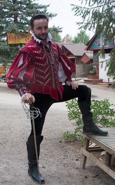 Renfaire Outfit Men, English Outfit, Medieval Shirt, Ren Faire Costume, Larp Costume, Concept Clothing