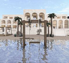 Beachouse Bloxburg, Bloxburg Tropical Resort, Bloxburg Beach Mansion, Greece Bloxburg, Bloxburg Resort Layout, Bloxburg Tropical House, Tropical Bloxburg House, Bloxburg Hotel Exterior