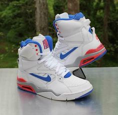 Nike Air Command Force Ultramarine Men’s Size 9 White Crimson Blue 684715-101 #Nike #BasketballShoes Jordan 1 Mid, Designer Sneakers, Shoes For Men, Running Shoes For Men, Sports Shoes