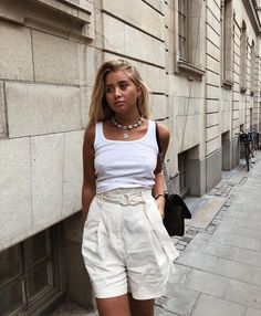 Her Style, White Shorts, Womens Shorts