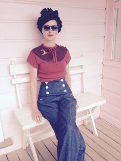 50s Outfit Inspiration, Modern 1940s Style, 30s Inspired Outfits, 1940 Fashion Women 40s Style, 1940s Outfits For Women, 1930s Fashion Women Casual, 1950s Casual Outfits, 1950s Womens Fashion, 50s Inspired Outfits