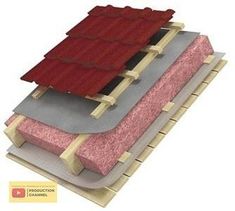 an image of a roof that is red and gray