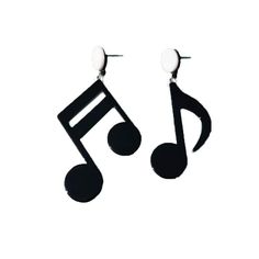 PRICES MAY VARY. Materials --- Made of hypoallergenic materials. Size & Details --- Acrylic Big Music Note Dangle Size 1.77*3.15 Inches/1.30*2.75 Inches. Lightweright Asymmetry Black Treble Clef Musical Statement Drop Stud Earrings. Packing --- Dainty Earrings Packed in Black Gift Velvet Pouch. It is the ideal gift for Best Friend, Daughter, Lover, Mom, Sister, Bride, Bridesmaids, Aunt, Friend etc. Ideal Gift --- Ideal for Christmas gifts, Thanksgiving gifts, Birthday gifts for women, Holidays, Sister Bride, Treble Clef, Stud Jewelry, Steel Post, Music Note, Velvet Pouch, Gifts Birthday, Black Gift, Creative Jewelry