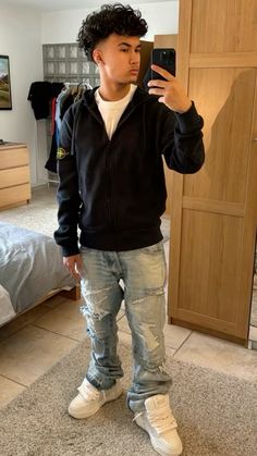 stone island hoodie, amiri sneaker fit Amiri Ma-1 Outfit, Amiri Outfit Men, Stone Island Outfit Men, Amiri Outfit, Stone Island Outfit, Purple Braces, Drew Outfits, Flare Jean Outfit, Stone Island Hoodie