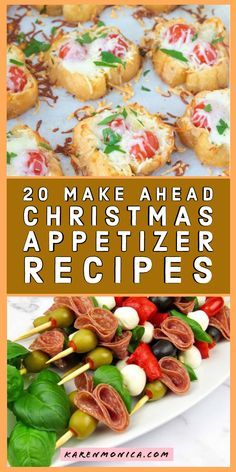 20 make - ahead christmas appetizer recipes