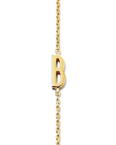 Because your everyday look should include something personal. Choose the initial of someone you love or gift your own initial to someone special. Either way, the contemporary Letter B Inline Initial Necklace in 18k Gold Vermeil is a timeless sentiment for all who wear it. Modern Yellow Gold Initial Necklace For Everyday, Modern 14k Yellow Gold Initial Necklace, Modern Yellow Gold Initial Necklace, Luxury Yellow Gold Initial Necklace With Adjustable Chain, Necklace Kendra Scott, Plating Techniques, Gold Initial Necklace, Sold Out Sign, Initial Necklace Gold