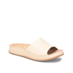 Kork-Ease-Tutsi Sandal Looking for refined and minimalistic style? The Kork-Ease Tutsi sandal is the one for you. A smooth leather upper, spacious round open toe, natural cork footbed, and high-traction, lightweight rubber sole make this slide a must-have. Beige Closed Toe Sandals With Cork-bed Midsoles, Beige Leather Slides With Cork-bed Midsoles, Cork Cushioned Footbed Slip-on Sandals, Beige Summer Sandals With Cork-bed Midsoles, Beige Synthetic Sandals With Cork-bed Midsoles, Smooth Leather, Open Toe, Are You The One, Leather Upper