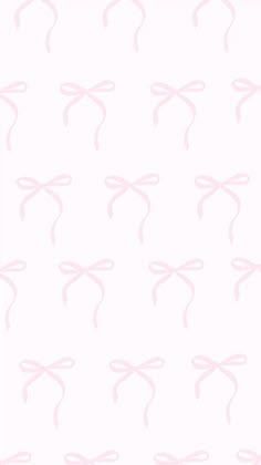 a white wallpaper with pink bows and lines on the back ground, in an abstract pattern