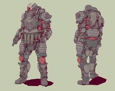 ArtStation - Shadowgun Legends Heavy, Elijah McNeal Armor Designs, Sci Fi Character Design, Heavy Armor, Futuristic Armor, Power Armour, Futuristic Armour, Sci-fi Armor, Historical Armor, Arte Cyberpunk