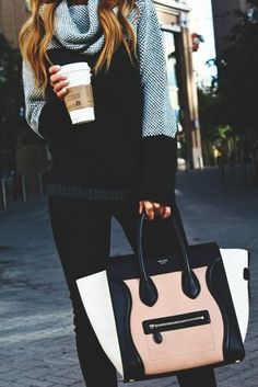 Celine...please follow me for more inspiration and pinning ideas ♥ Bag Bag, Looks Style, Mode Inspiration, Fall Winter Outfits, Look Chic, Passion For Fashion, Autumn Winter Fashion, Steve Madden