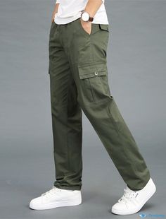 Straight Fit Cargo Pants Men, Straight Cargo Pants Outfit Men, Kargo Styles Man, 6 Pocket Pants Outfit Men, Dark Green Cargo Pants Outfit Men, Army Green Pants Outfit Men, Straight Cargo Pants Outfit, Types Of Pants Men, Dark Green Pants Outfit Men