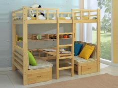 the bunk bed with table plans is on sale