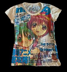 Sweet Shirts, Silly Clothes, Japanese Shirt, Japanese Manga, Cartoon T Shirt, Anime Cartoon, Cool Fits, Cartoon T Shirts, Swaggy Outfits