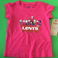 Levis Baby Toddler Girls Dark Hyper Pink Tee 2t Pink Letter Print Tops For Playwear, Nike Cotton T-shirt In Playful Style, Playful Pink Tops For Babies, Playful Nike Crew Neck Top, Pink Pre-shrunk T-shirt For Playtime, Playful Nike Tops For Playtime, Nike Playful Tops, Nike Pink Tops With Letter Print, Pink Nike Tops With Letter Print