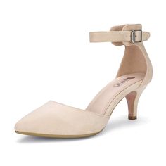 PRICES MAY VARY. KITTEN HEELS FOR WOMEN: Heel measures approximately 3 inch. Available standard normal US size:5/5.5/6/6.5/7/7.5/8/8.5/9/9.5/10/11/12. WOMEN'S DRESS SHOES: A pair of dress shoes for women, the adjustable buckle and ankle strap of sufficient length, make wearing easier. The pointed Closed toe dressy and fancy, show ladies sexy and elegant. you different from others. All the elements are ready to elongate your legs and your frame. FORMAL WEDDING PUMPS: Silver shoes for wedding, the Silver Shoes For Wedding, White And Gold Heels, Dorsay Heels, Women's Dress Shoes, Women Dress Shoes, Women Heel, Silver Wedding Shoes, Wedding Pumps, Grey Leopard