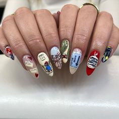 London Nails Designs, Nail Designs Aesthetic, Ny Nails, Birthday Nail, Nail Business, Mediterranean Summer, December Nails, London Nails