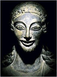 an image of a buddha statue that looks like it is smiling