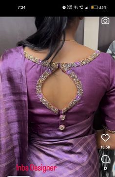 Silk Blouse Designs Latest Bridal, Wedding Saree Blouse Work Designs, Pattern Neck Designs For Blouse, Blouse Design Work Latest, Blouse Design Ideas Latest, Blouse Designs Boat Neck Back, Blouse Patterns Latest Back, Blouse Designs Latest With Work, Latest Fashion Saree Blouse Designs