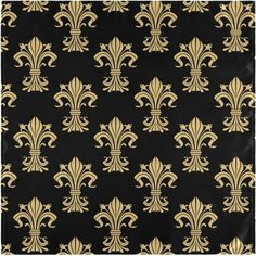 black and gold fleur de lis wallpaper