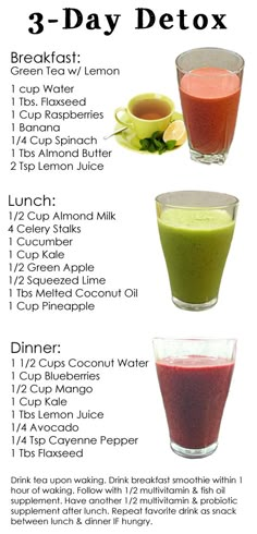 Dr. Oz's 3-Day Detox Cleanse Resep Vegan, Detox Breakfast, Detox Smoothies, Resep Smoothie, 3 Day Detox, Green Recipes, Resep Diet, Smoothie Detox, Makanan Diet