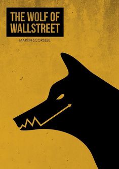 the wolf of wall street minimal movie poster