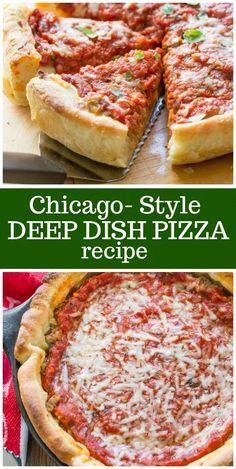 chicago style deep dish pizza recipe