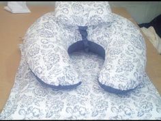 a pillow that is on top of a table