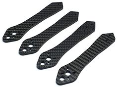 four pieces of carbon fiber with holes on each side