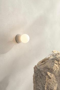 Origo Wall Lamp - SamuLighting Living Room Den, Staircase Lighting, Volcanic Rock, Glass Diffuser, Lamps Ceiling, Positive And Negative, Glass Lighting, Edison Light Bulbs, Light And Shadow