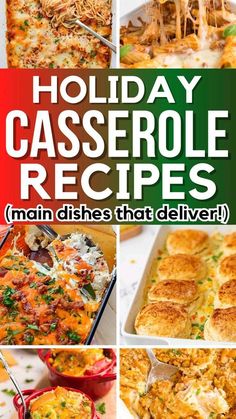 Xmas Dinner Ideas Meals Easy, Non Turkey Christmas Dinner, Small Family Christmas Dinner, Easy Dinner Party Recipes Main Dishes, Simple Christmas Meals, Casserole Recipes For Christmas Dinner, Holiday Dishes For Party, Christmas Party Main Dish Ideas, Christmas Crockpot Recipes Dinners