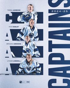 the hockey team's official poster for the 2012 - 2013 season is shown in blue and white