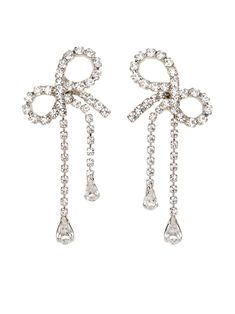 Jennifer Behr Mirabelle Crystal Drop Earrings - Farfetch White Cute Accessories, Cute White Accessories, Farfetch Jewelry, Concert Earrings, Png Earrings, Dr Jewelry, Png Accessories, Accessories Design Sketch, Edwardian Jewelry