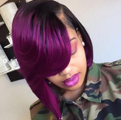 Beautiful bob by @thehairicon - https://blackhairinformation.com/hairstyle-gallery/beautiful-bob-thehairicon/ Short Sassy Hair, Hair Creations, Sassy Hair, Hair Affair, Hairstyle Gallery, Boho Hairstyles, Braids For Short Hair, Love Hair, Black Girls Hairstyles