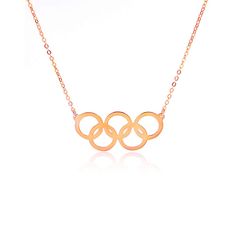 PRICES MAY VARY. 925 Sterling Silver Olympics Ring Necklace Pendant size:3.5cm chain length of the necklace(not include the pendant). Length 18in+3cm adjustable After sales: if you have any questions about purchasing or after sales, please contact us. Our goal is to provide you with the best products and services. This is a best Souvenir for Olympics Games. The most unique personalized nameplate necklace you can find, perfect gift for you,your loved one,family members and friends. Olympics Rings, Olympic Jewelry, Olympic Necklace, Sport Necklaces, Volleyball Necklace Jewelry, Gold Medal Olympics, Olympic Rings, Olympic Gold Medals, Nameplate Necklace